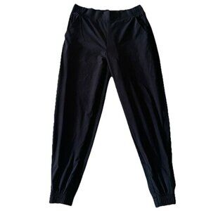 Athleta Brooklyn Lined Jogger Ankle Pants Women's Size 10 Black City Pockets